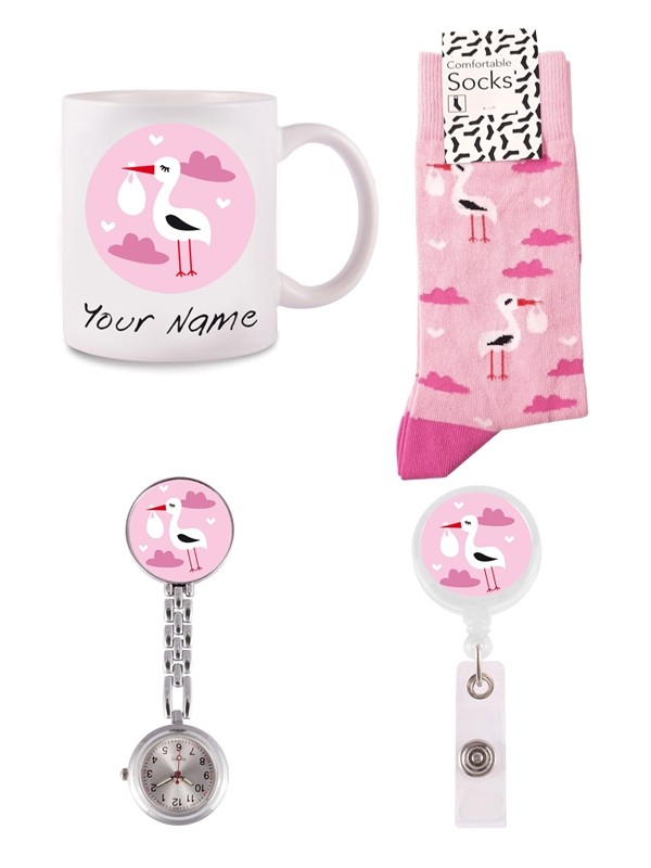 Cadeau Set Verloskundigen Roze