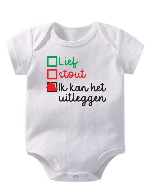 Baby Rompertje Lief Stout