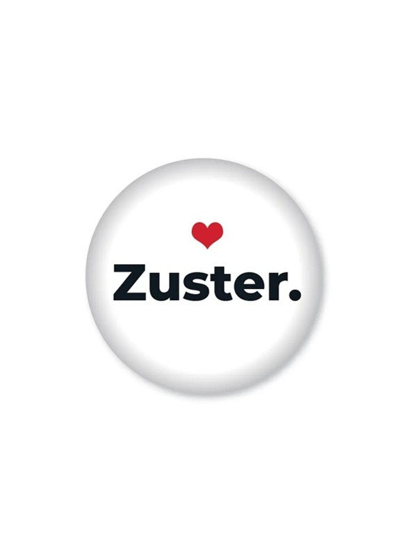 Button Zuster. - Tommie indezorg
