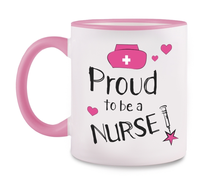 Mok Proud to be a Nurse 2 Roze