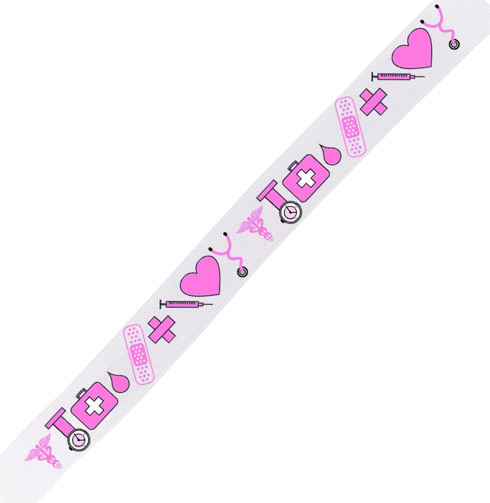 Stuwband Medische Symbolen Roze