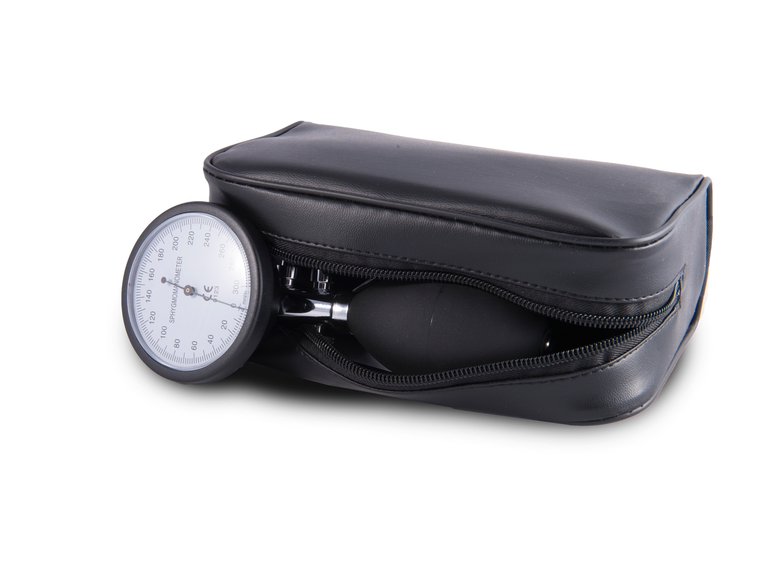 Hospitrix Bloeddrukmeter Dubbele Slang EenhandsBediening Met Etui