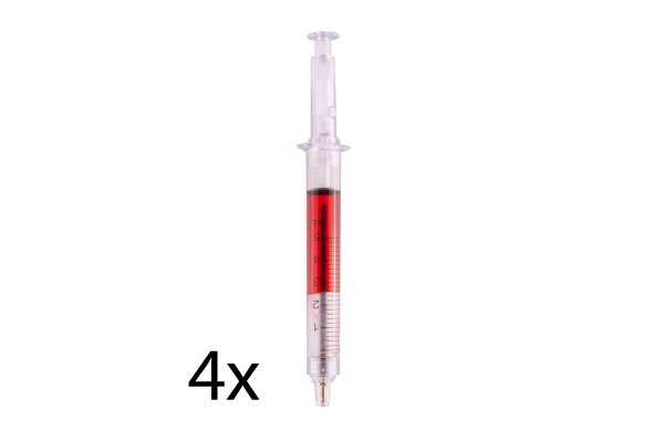 SpuitPen Rood 4 pak