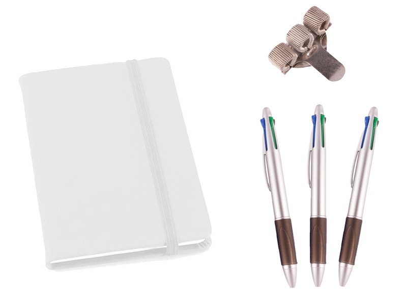 Set Notitieboek A6 Wit