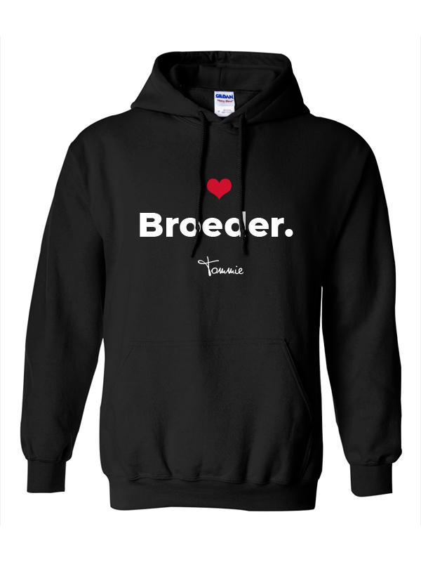 Broeder. Hoodie - Tommie indezorg 