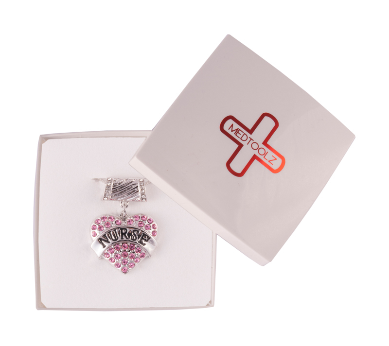 Halsketting Roze Hartje