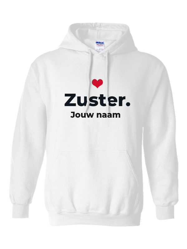 Zuster. Hoodie - Tommie indezorg 