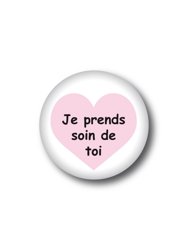 Button Ich sorge fuer Dich