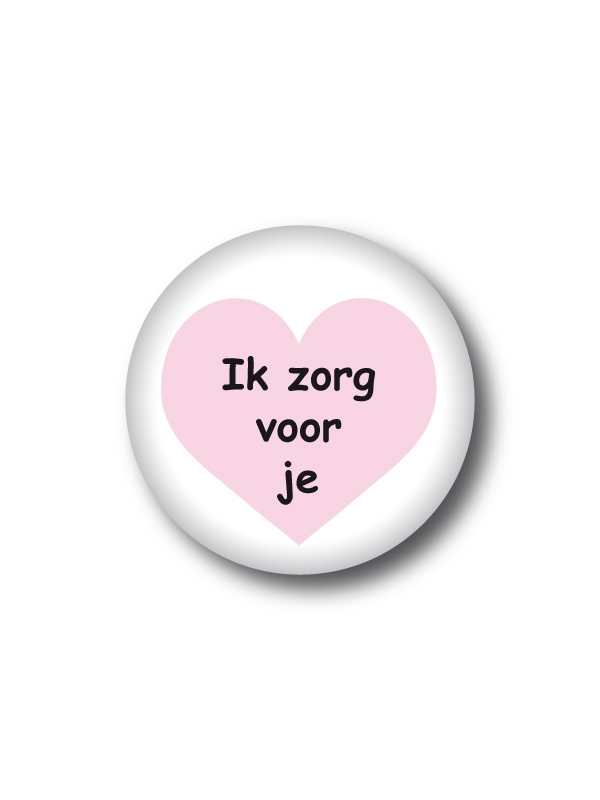 Button Ich sorge fuer Dich