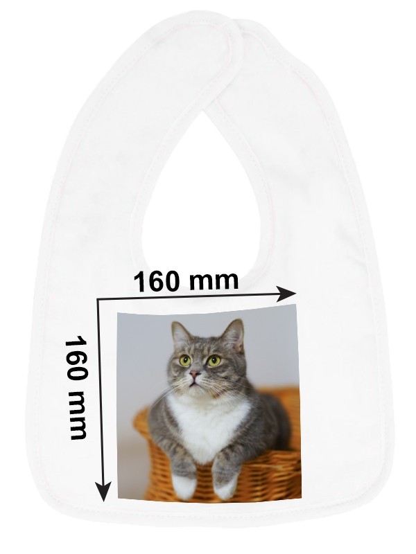 Baby Slabbetje met Foto Opdruk