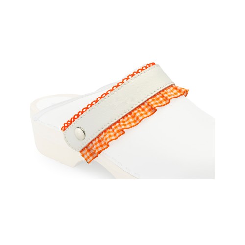 Click Straps Orange Frill
