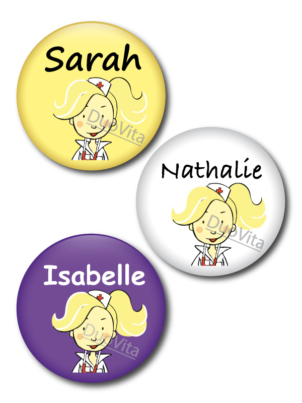 Button Verpleegster blond