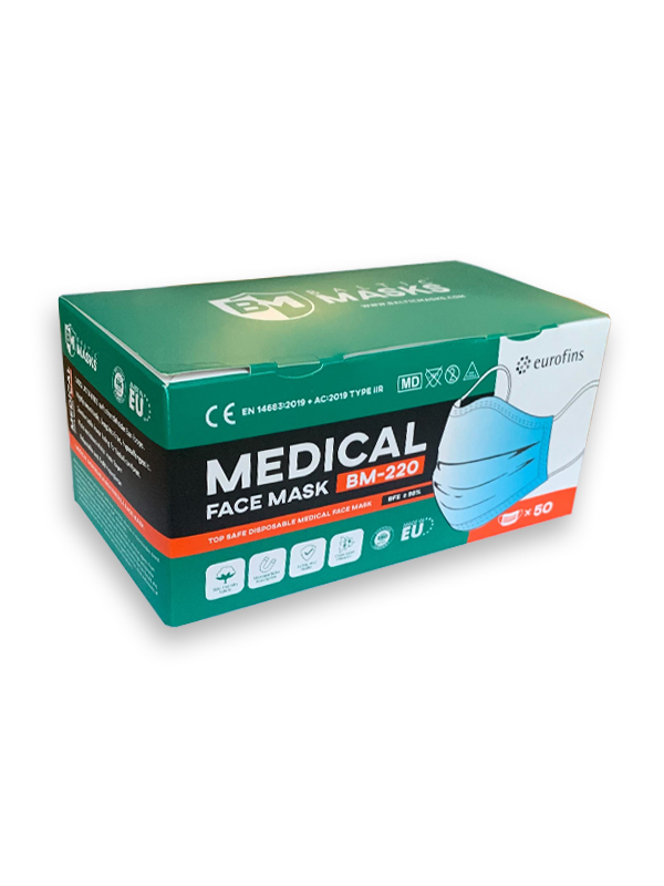 Chirurgisch mondmasker Baltic Mask type IIR 50 stuks