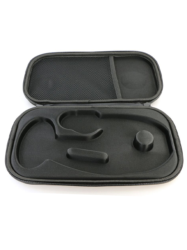 Premium Stethoscoop Opberghoes Zwart met Naam Opdruk